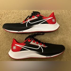Nike Zoom Pegasus 38 Georgia Bulldogs UGA Dawgs Shoes Mens DJ0828-001 NEW